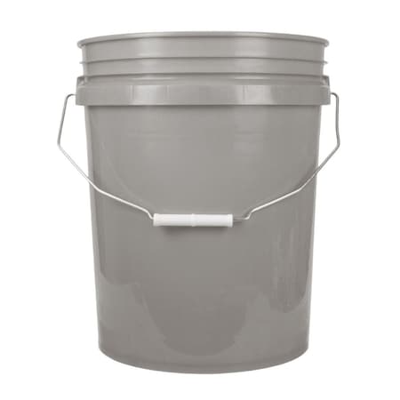 Bucket, 14.5 In H, Gray